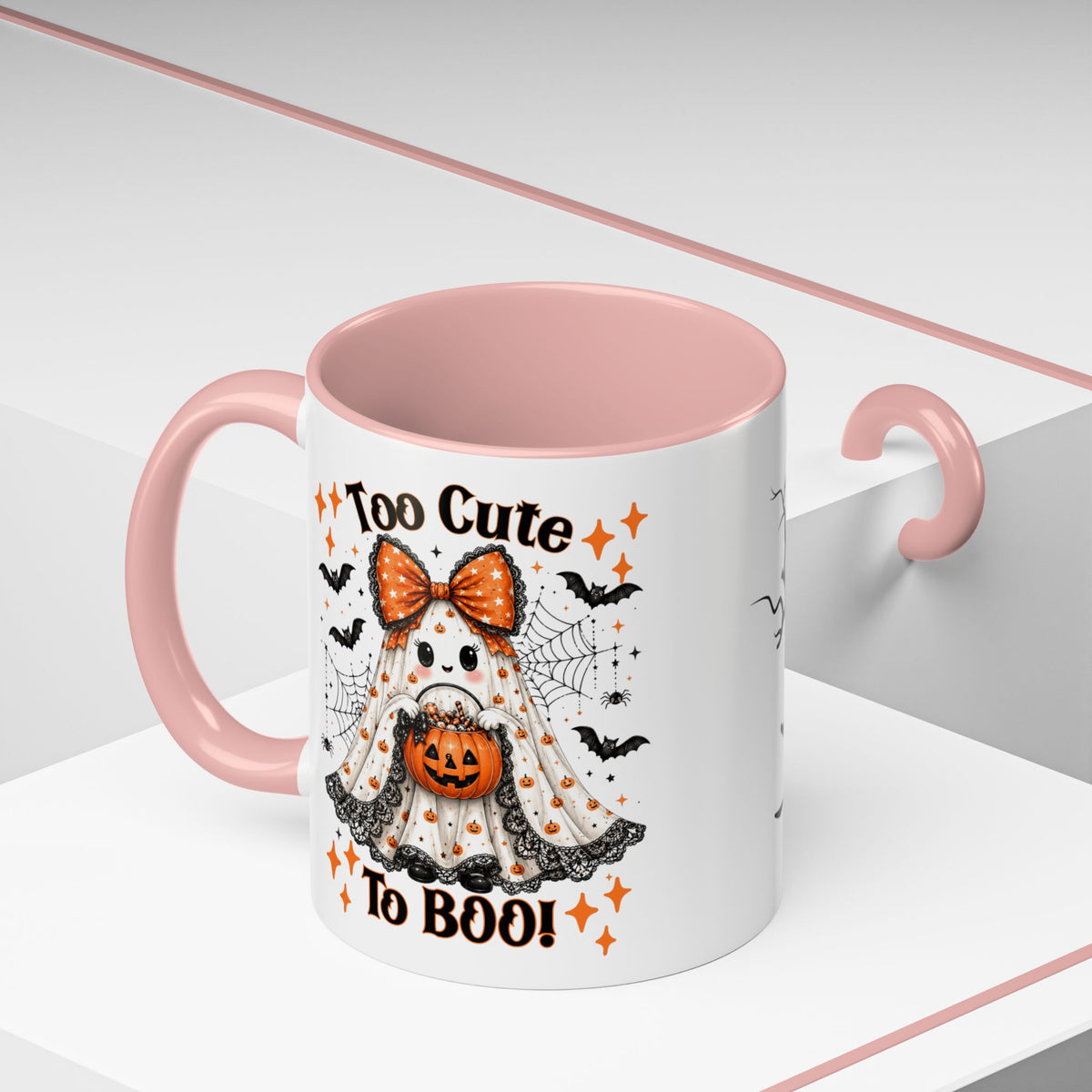 Too Cute to Boo Coffee Mug Printify