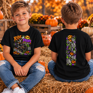 Kids Ride or Fight Front and Back Graphics TheCraftNook