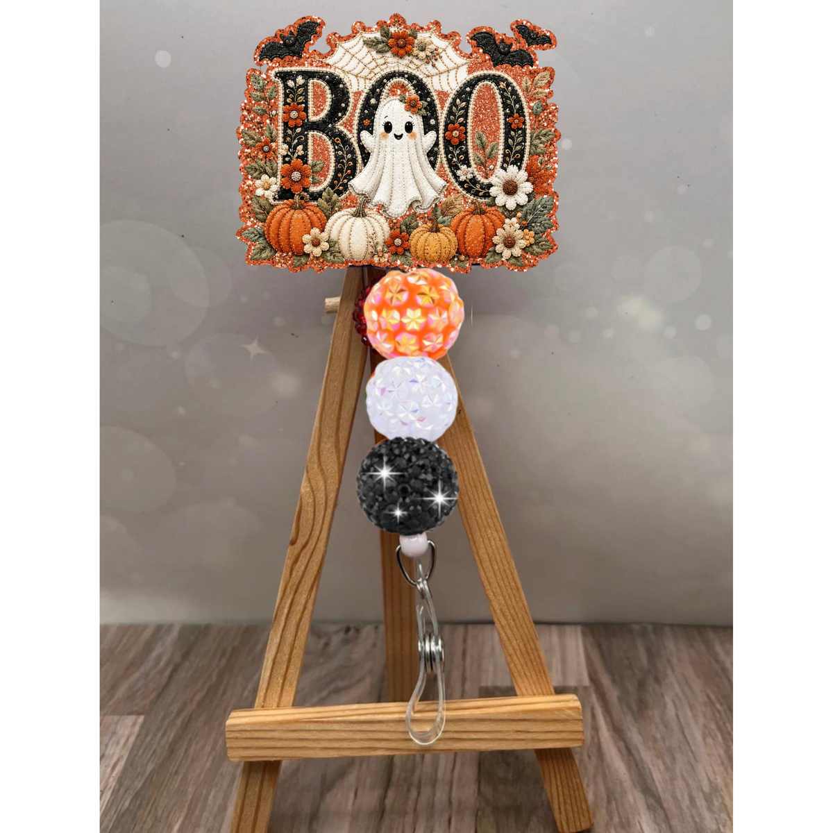 Little Boo Pumpkin Patch Badge Pull TheCraftNook