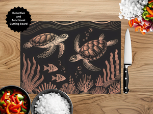 Sea Turtle Cutting Board TheCraftNook
