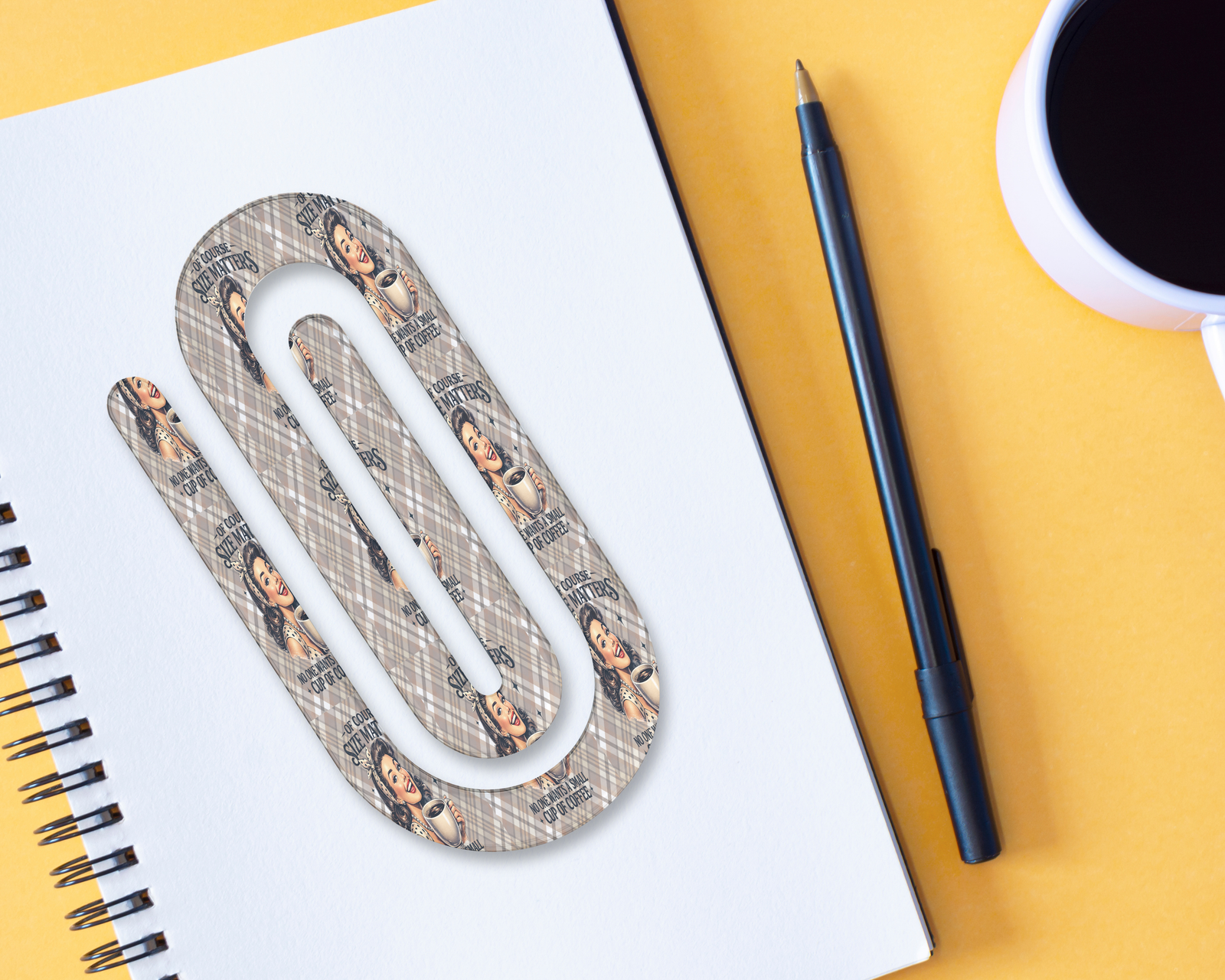 Brew‑tiful Coffee Jumbo Paper Clips TheCraftNook