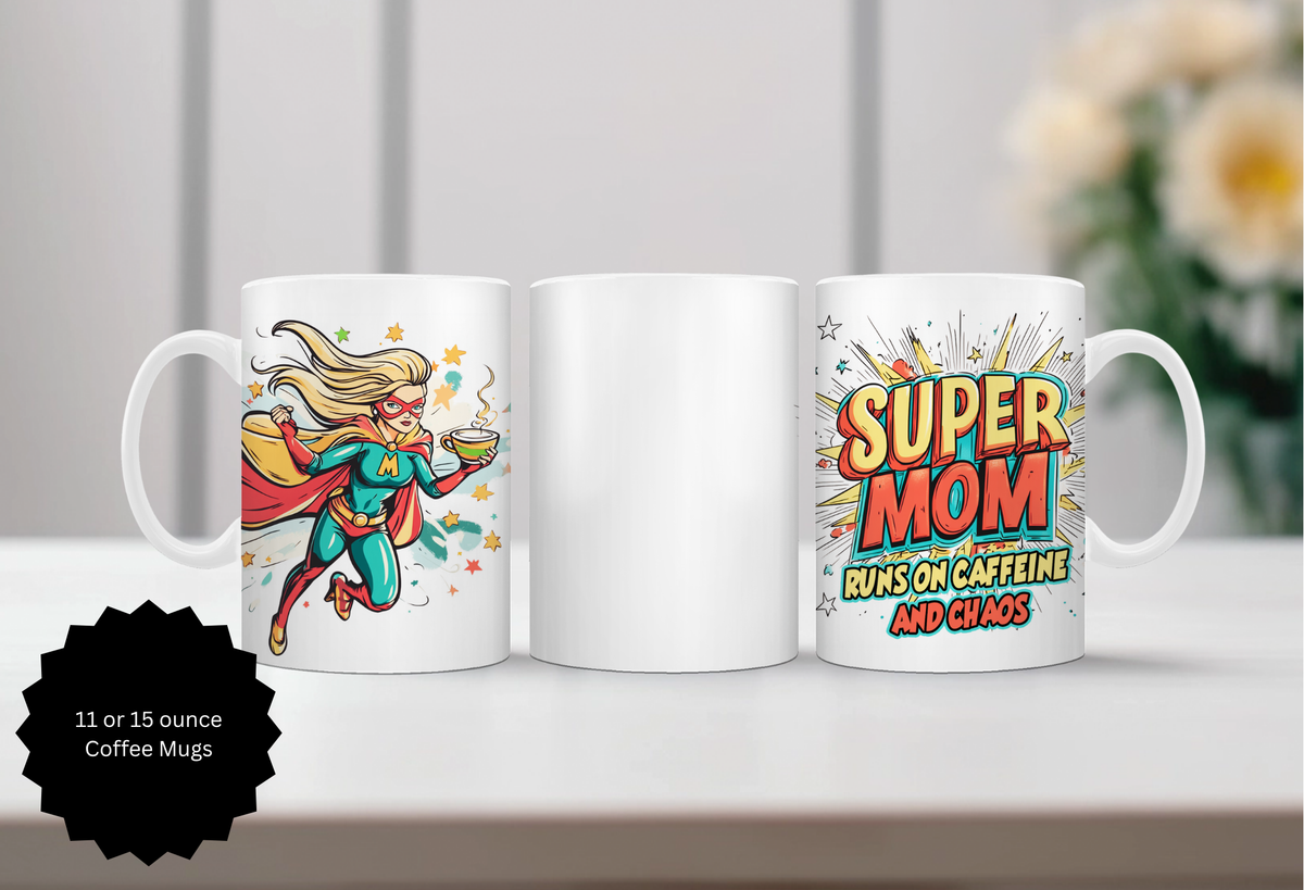 Mother's Day Mugs Human and Fur. TheCraftNook