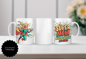 Mother's Day Mugs Human and Fur. TheCraftNook