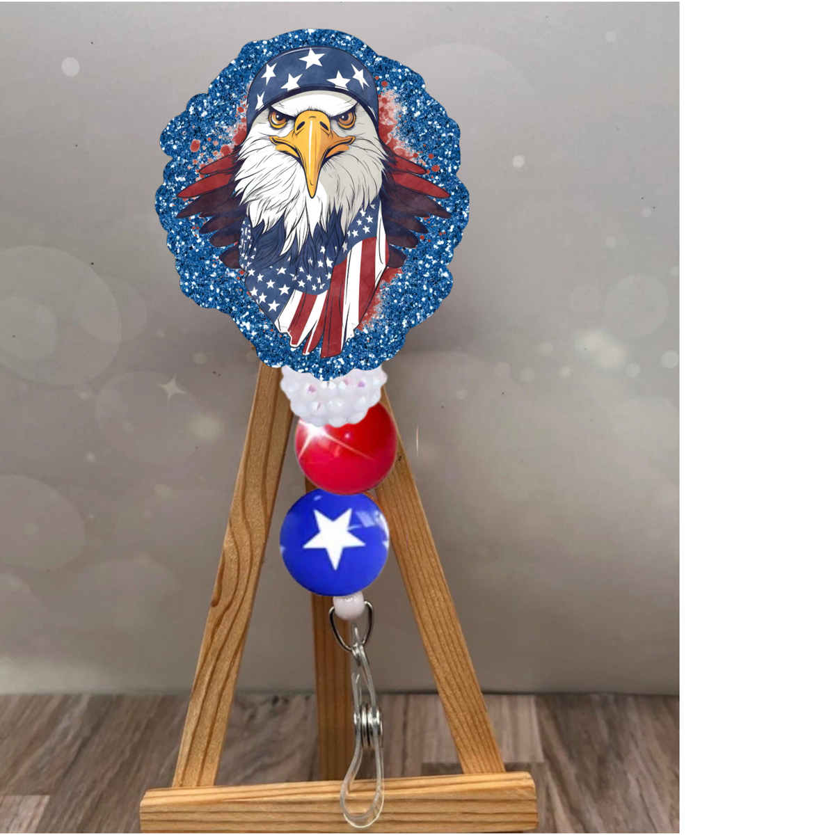 American Eagle Pride Badge Pull TheCraftNook