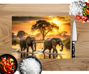 Wise & Wonderful Elephant Chopping Board TheCraftNook