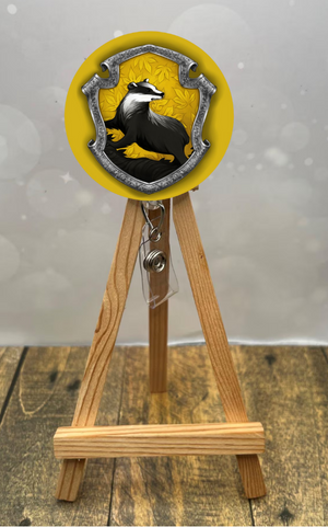 Badger House Pride badge pulls. Multiple Images available. Add beads or shimmer glitter options. TheCraftNook
