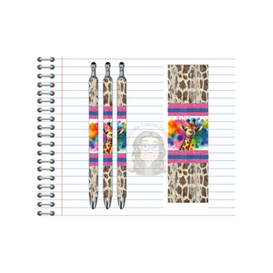 A long‑necked twist on everyday writing, Refillable Pens, Giraffe Images multiple options and Images available. TheCraftNook