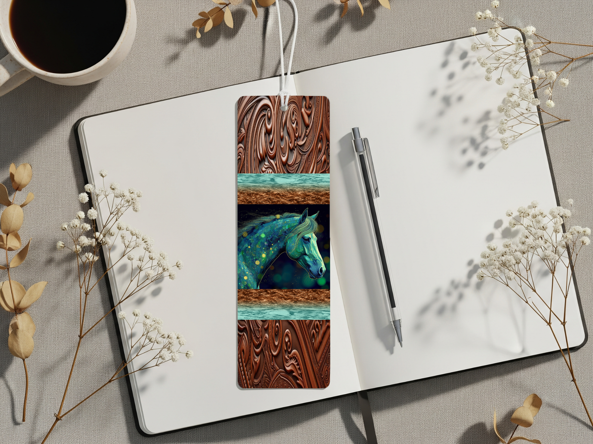 Aluminum Metal Bookmarks, Horse Images TheCraftNook