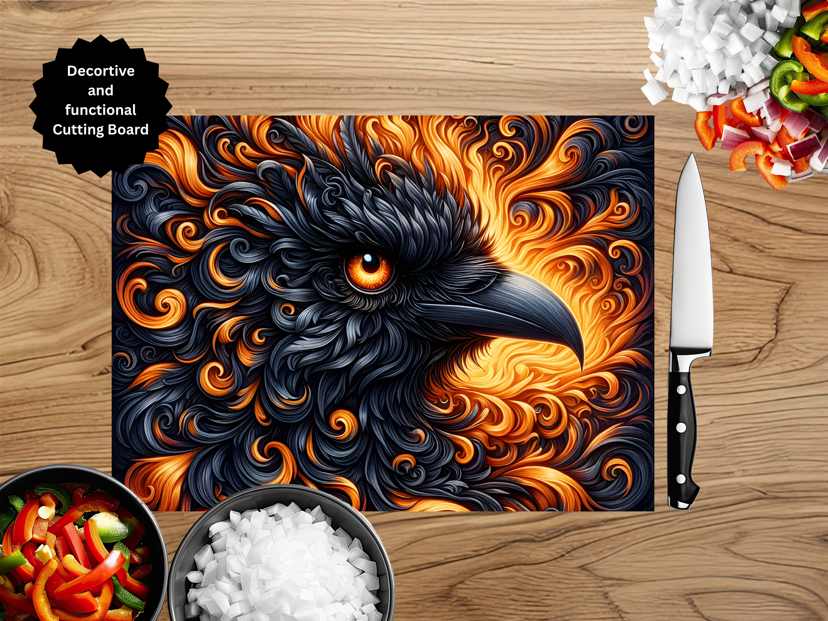 Pheonix Cutting Board
