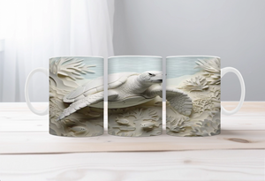 Shell‑O Sunshine Sea Turtle Mugs TheCraftNook