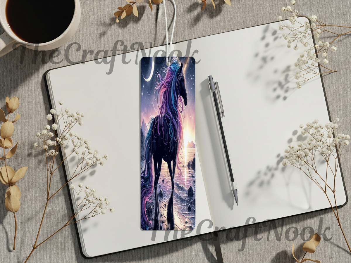Aluminum Metal Bookmarks, Unicorn Images TheCraftNook