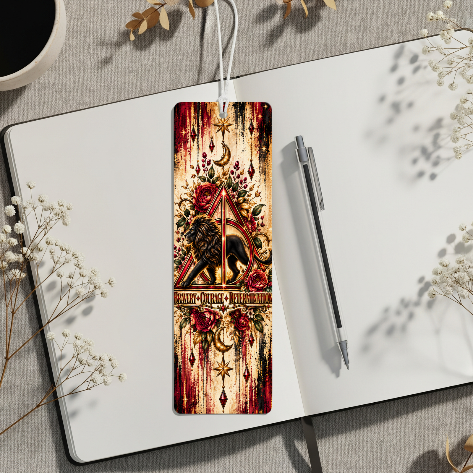 Lion House DH Bookmark TheCraftNook