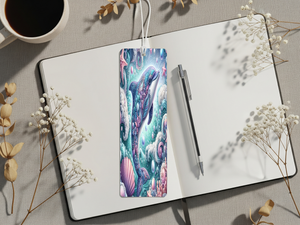 Aluminum Metal Bookmarks, Dolphin images. Make every chapter a splash! TheCraftNook