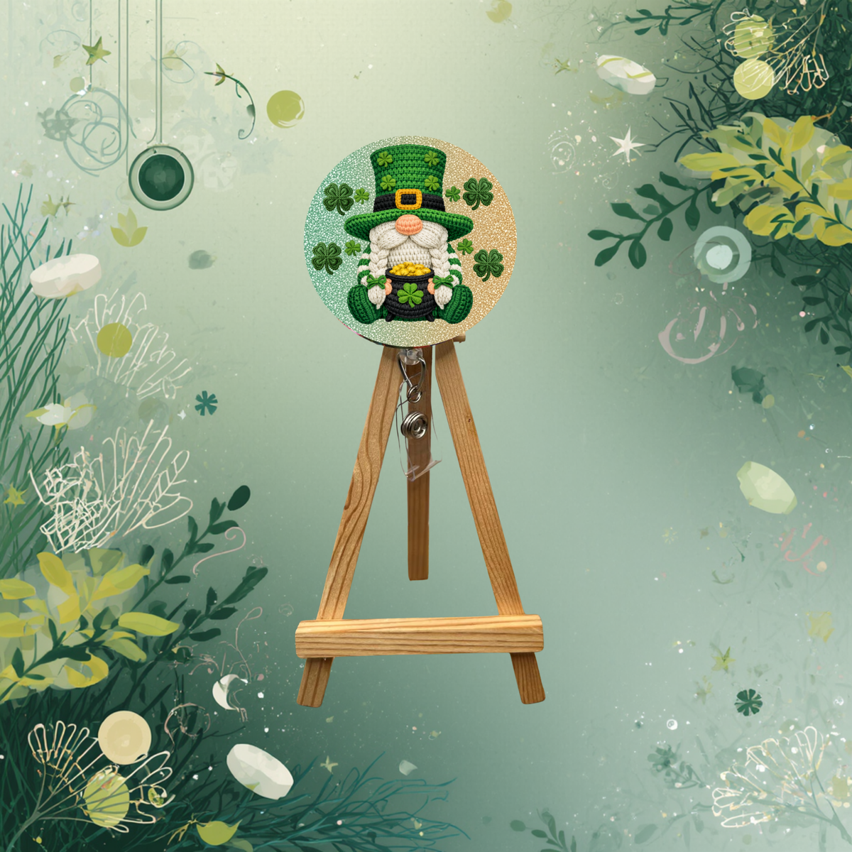 Lucky Charm Badge Pull for St. Patrick’s Day TheCraftNook