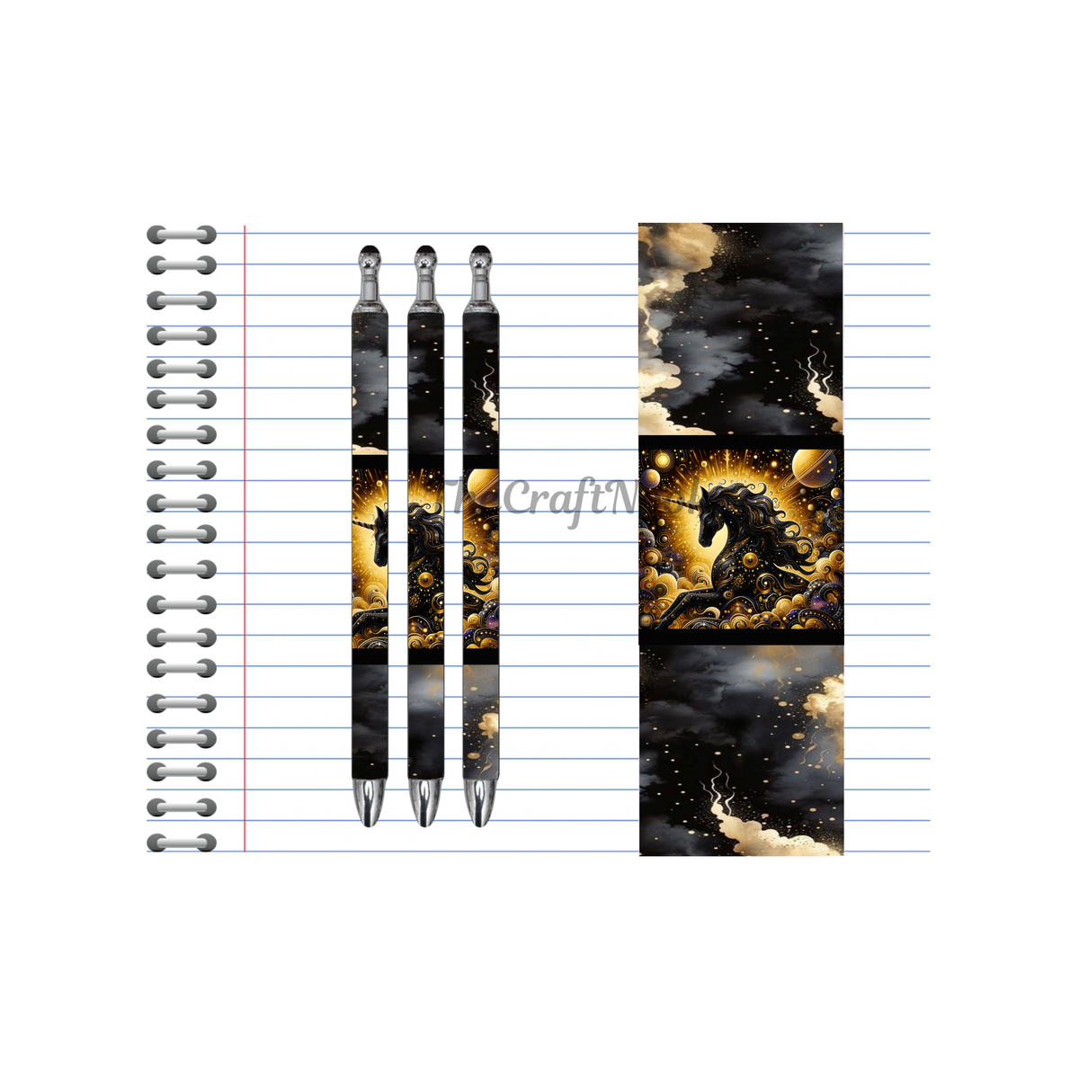 Refillable Pens, Unicorn Images multiple options and Images available. TheCraftNook