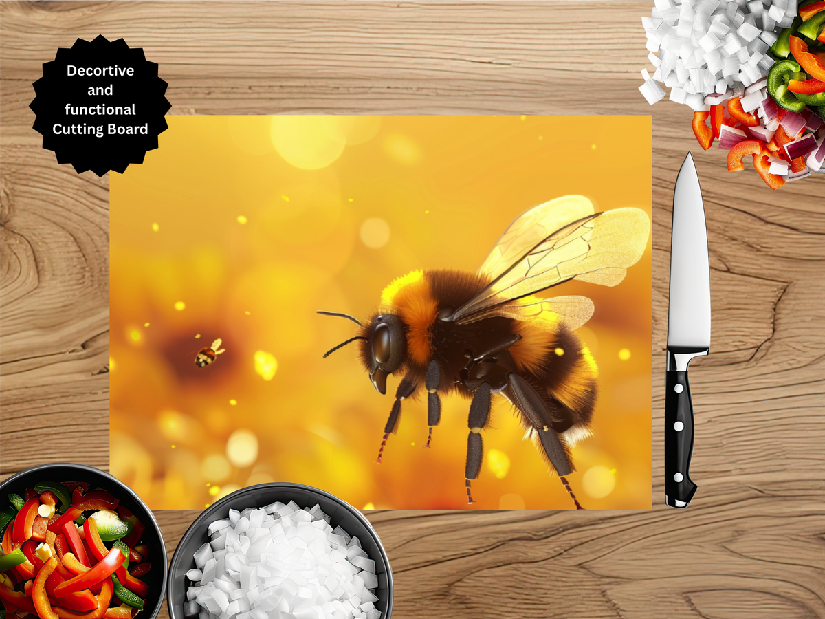 Honeybee Cutting board TheCraftNook