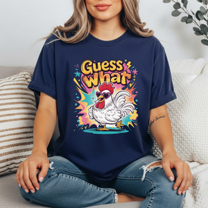 "Guess What? Chicken Butt!" Funny Graphic Tee TheCraftNook