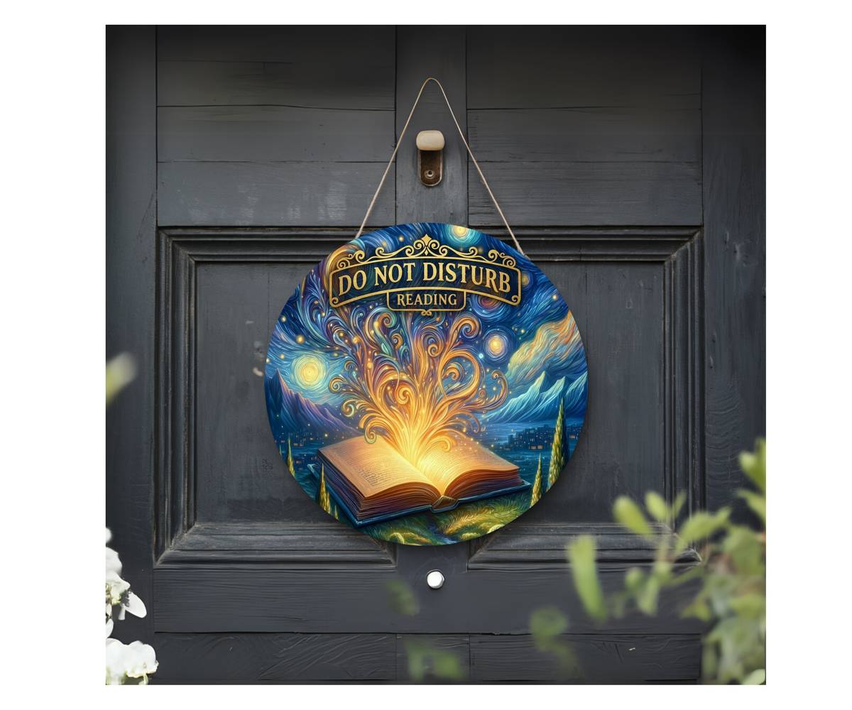 Book Nook Door Signs TheCraftNook