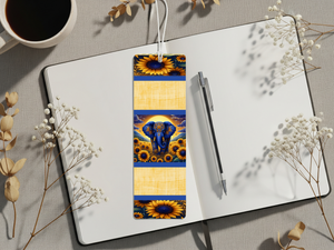 Aluminum Metal Bookmarks, Elephant Images TheCraftNook