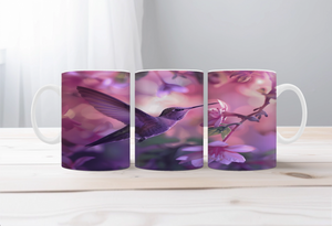 Sip with a Little Flutter Hummingbird Mugs. Two Sizes and Multiple images to choose from. TheCraftNook