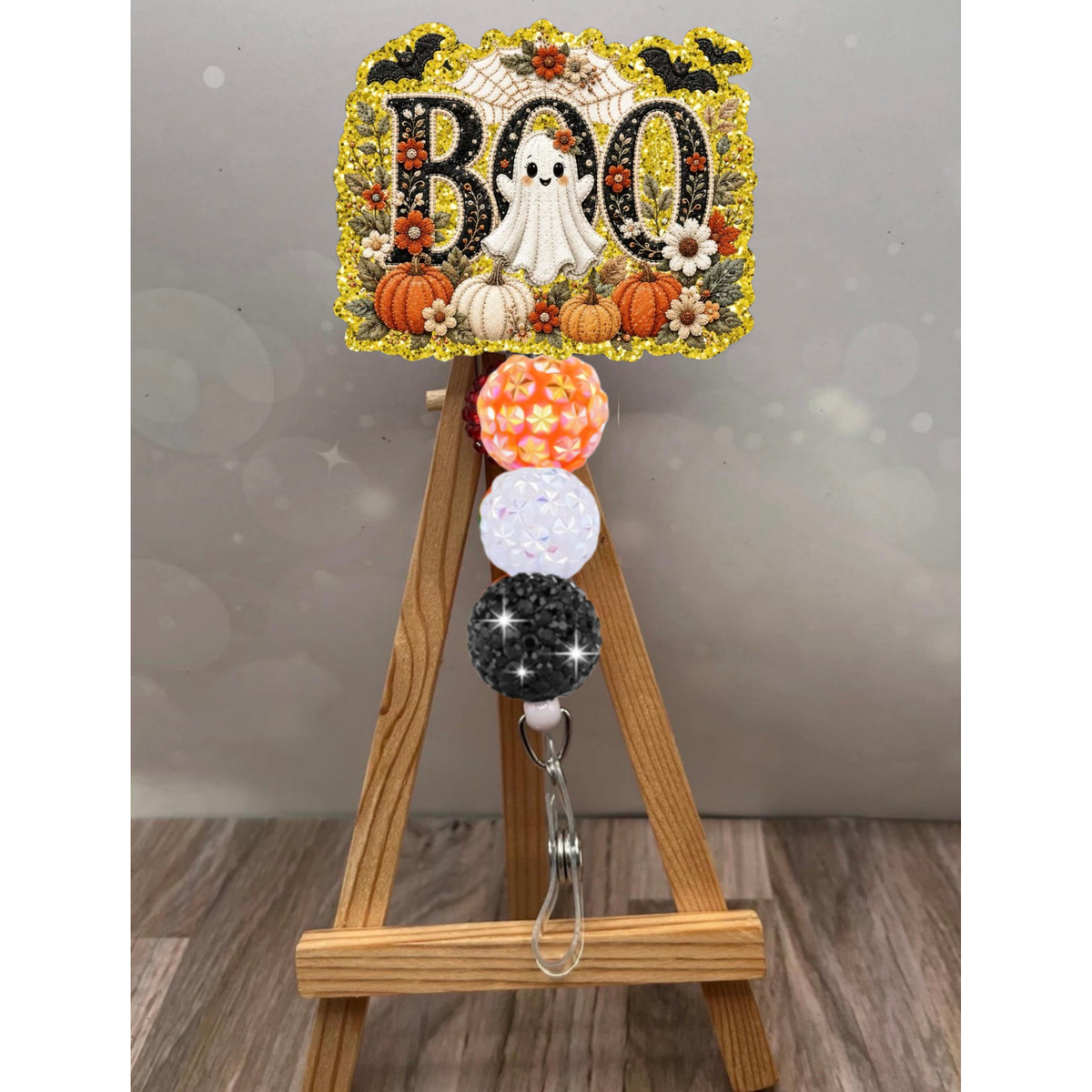 Little Boo Pumpkin Patch Badge Pull TheCraftNook