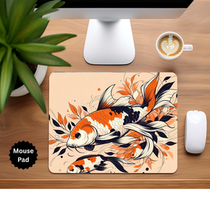 Koi Fish Mouse Pad TheCraftNook