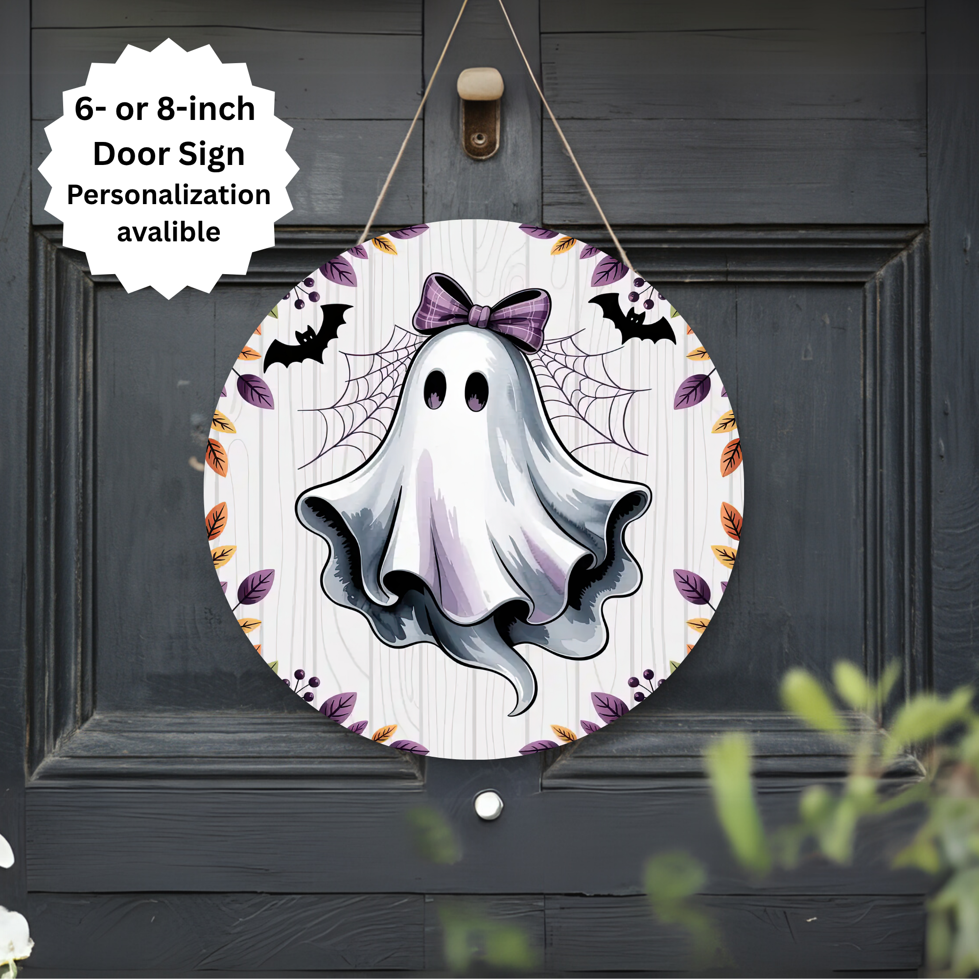Spooky season Halloween Door signs