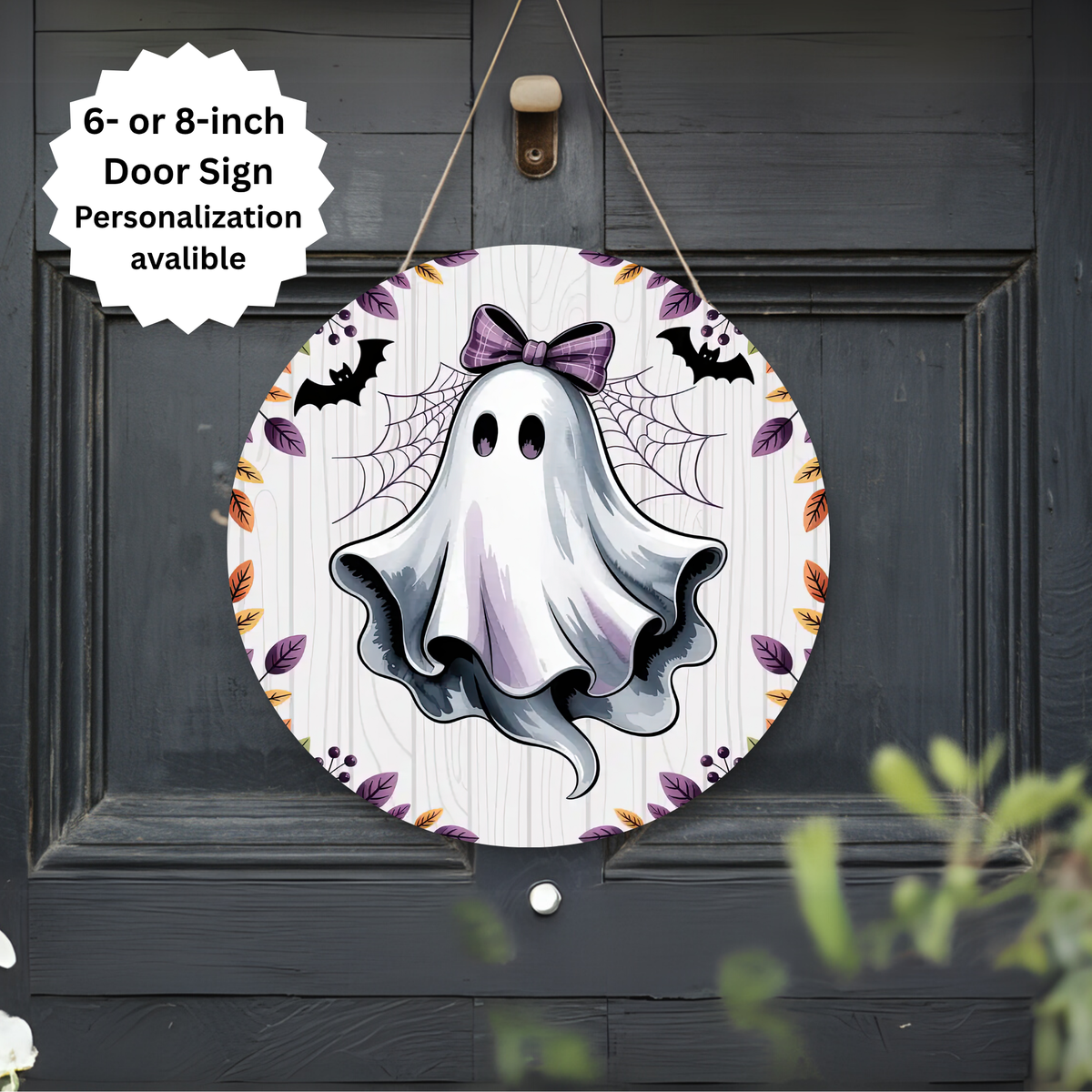 Spooky season Halloween Door signs TheCraftNook