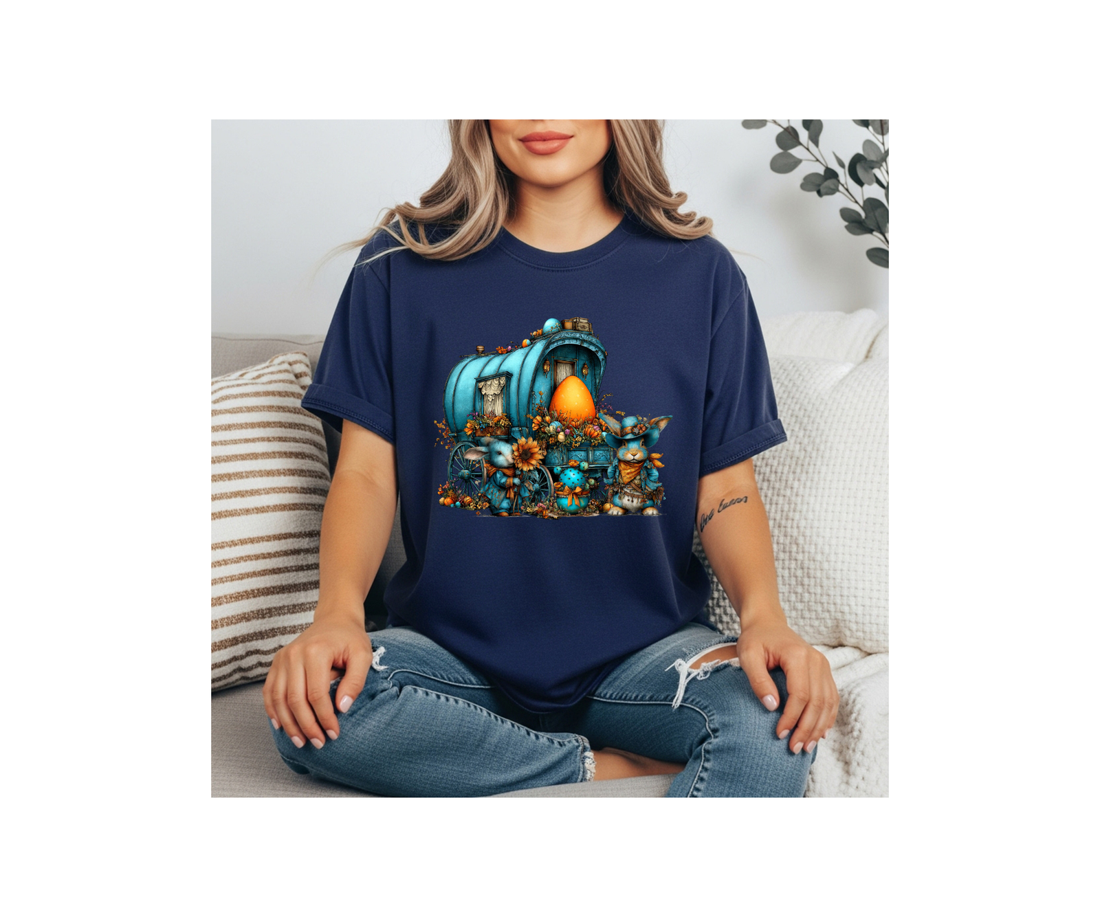 Whimsical Western Easter Stagecoach TheCraftNook