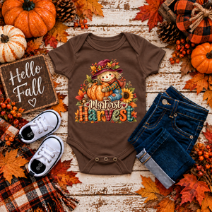 My First Harvest Baby Bodysuit TheCraftNook