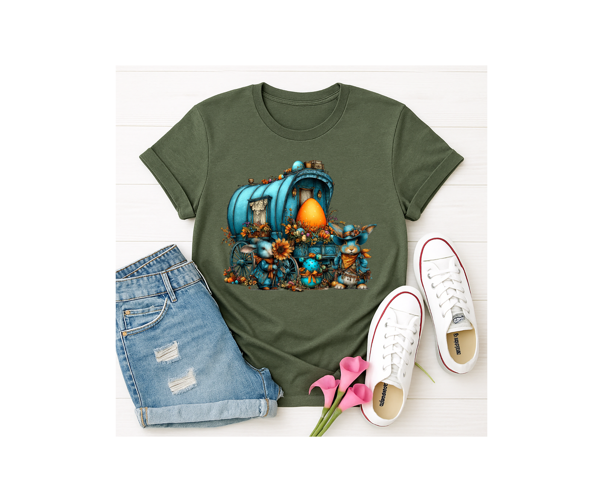 Whimsical Western Easter Stagecoach TheCraftNook