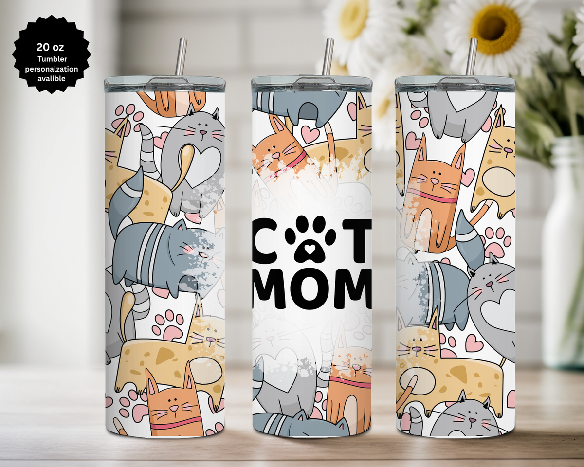 All Mother's 20 oz Stainless Steel Tumbler - Human, and Paws TheCraftNook