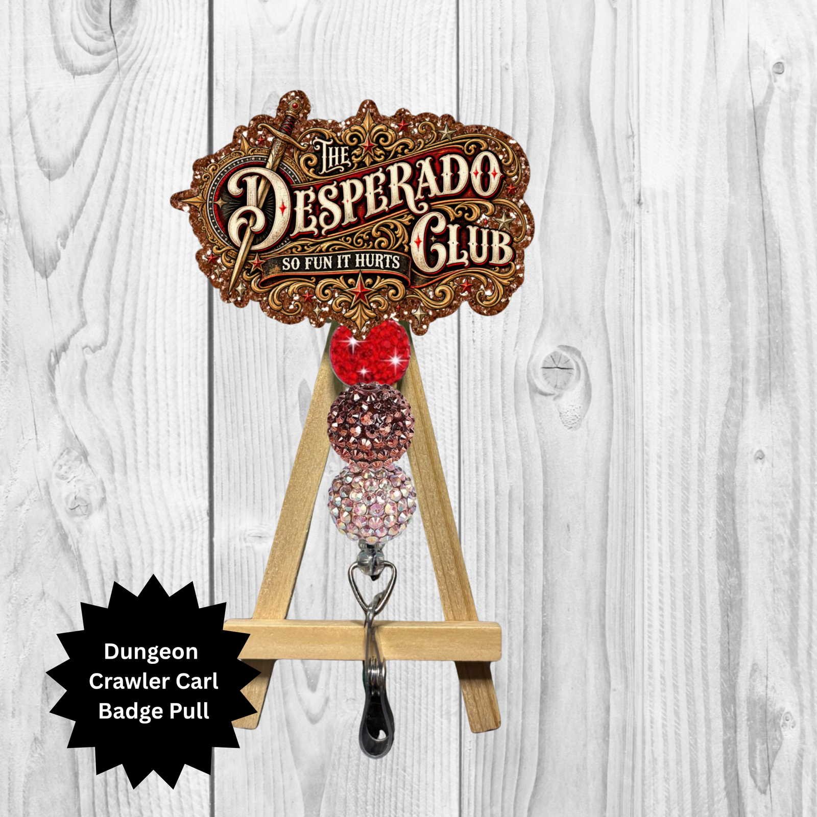 DCC Desperado Badge Pull | Dungeon Crawler Carl TheCraftNook