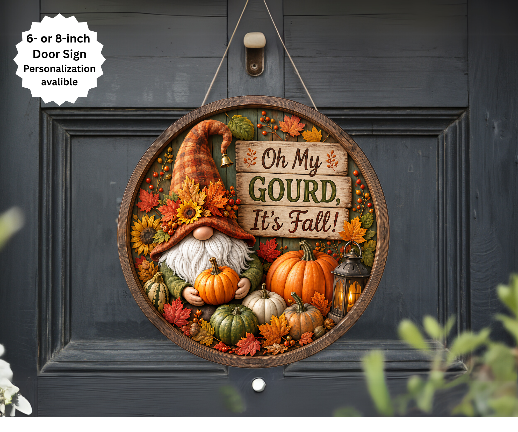 Handmade Fall Door Signs