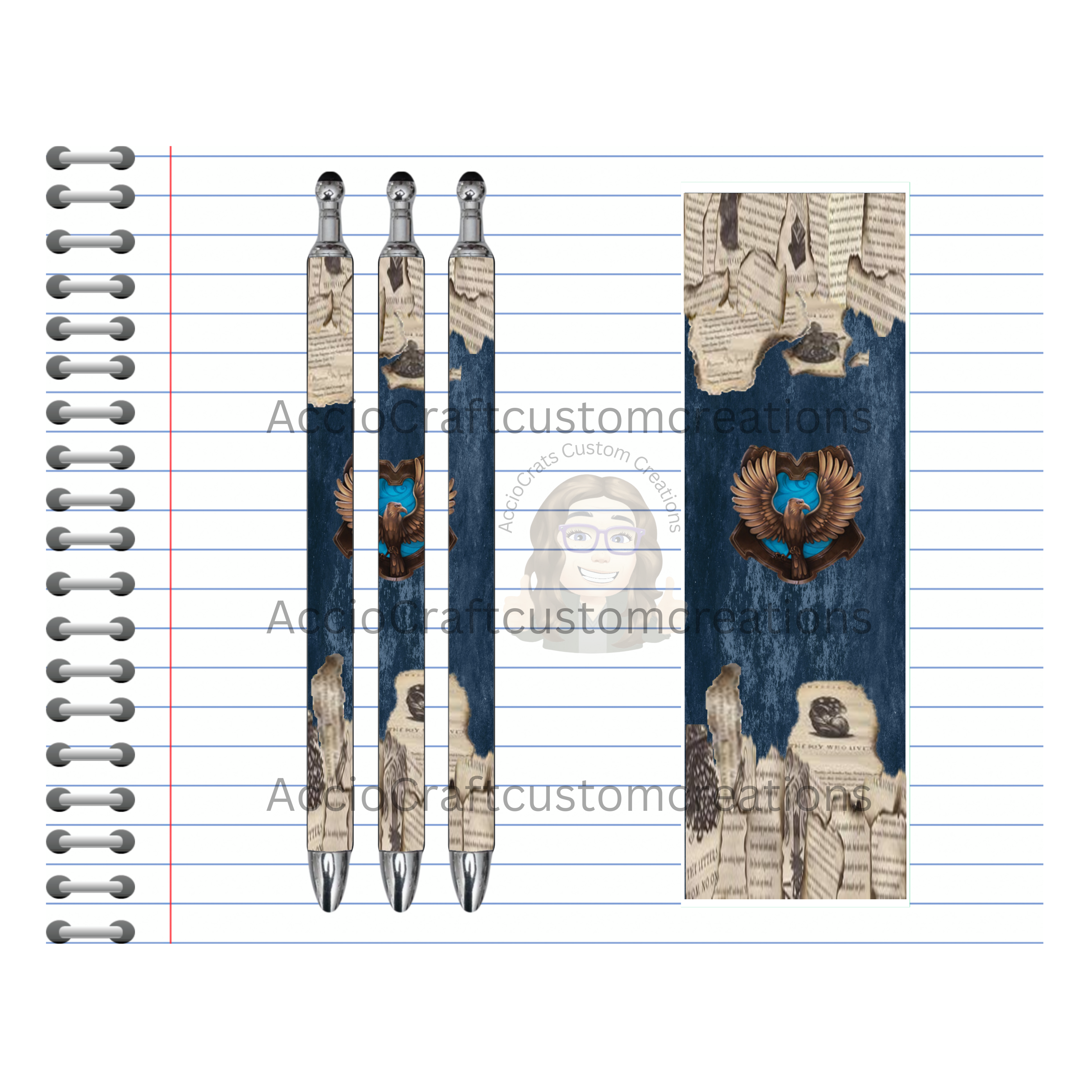 Refillable Pens, Wizard Images. Write with a little magic! ✨🪄Multiple options and Images available.