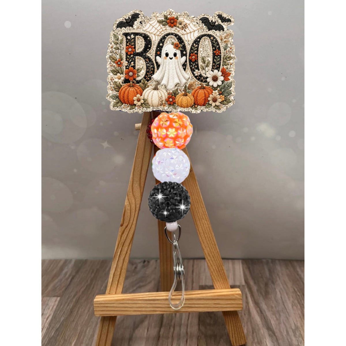 Little Boo Pumpkin Patch Badge Pull TheCraftNook
