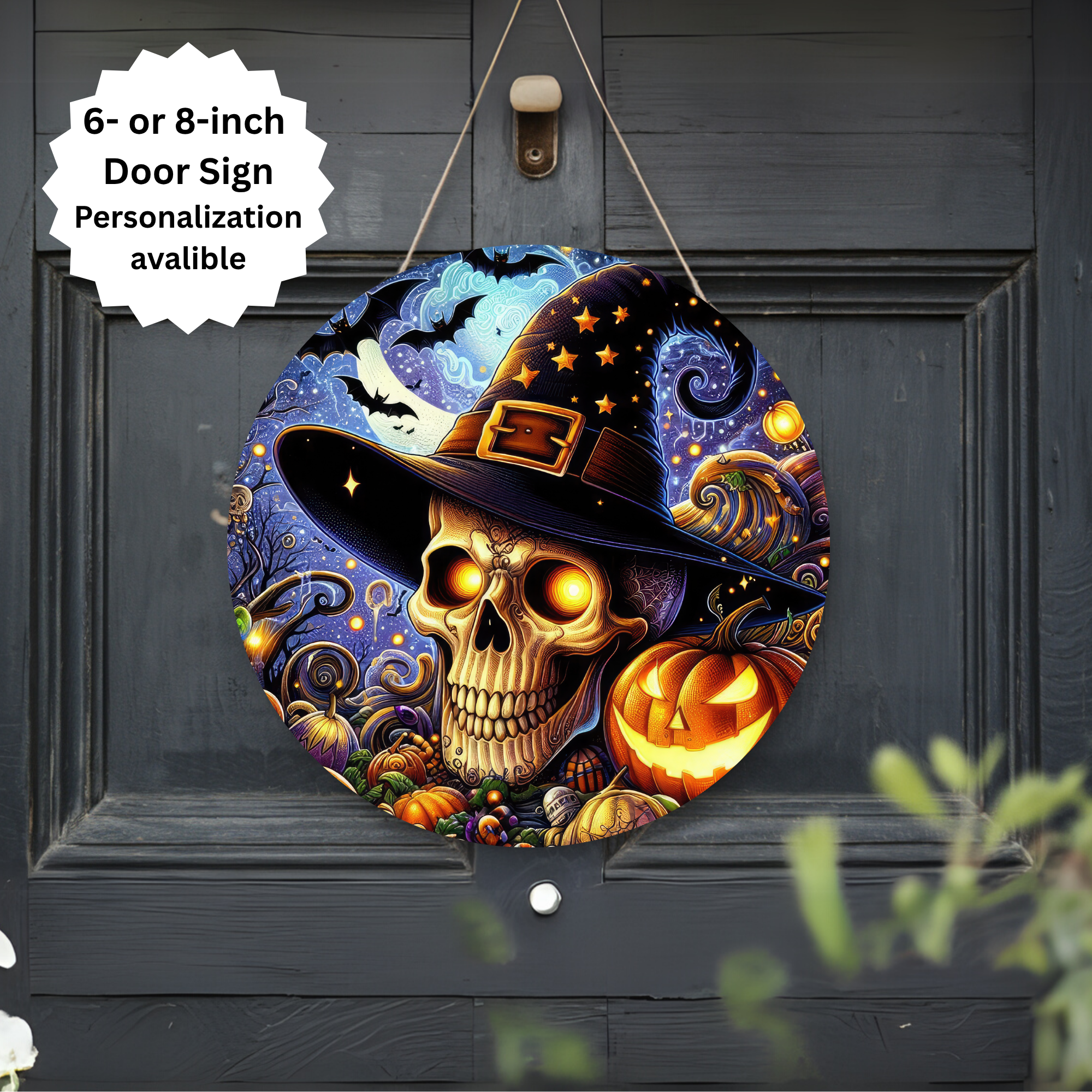 Spooky season Halloween Door signs