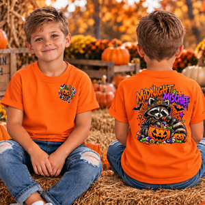 Kids Midnight Mischief Pocket and Back Graphics TheCraftNook