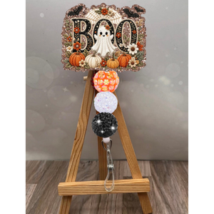 Little Boo Pumpkin Patch Badge Pull TheCraftNook