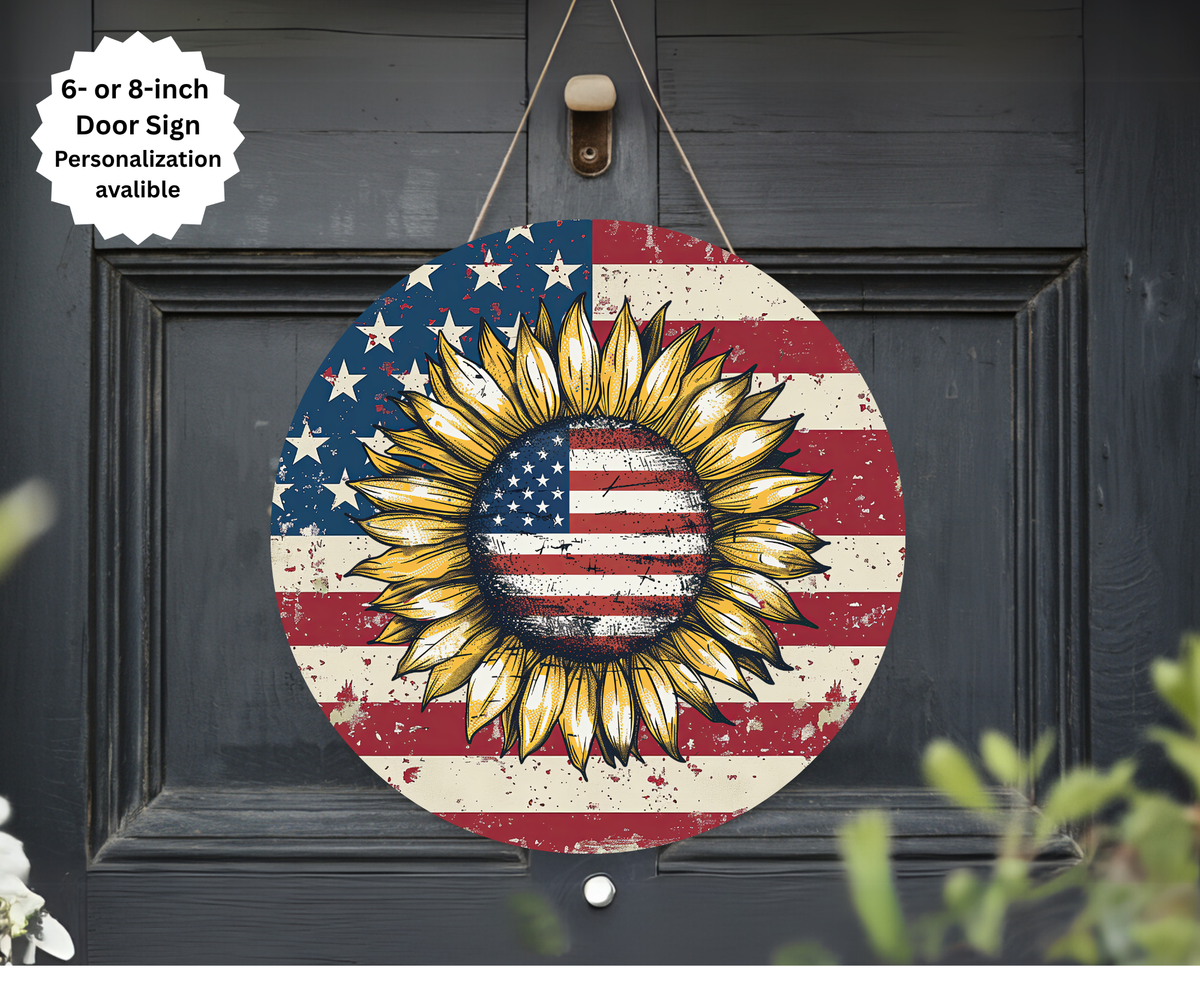 4th of July Door Signs TheCraftNook