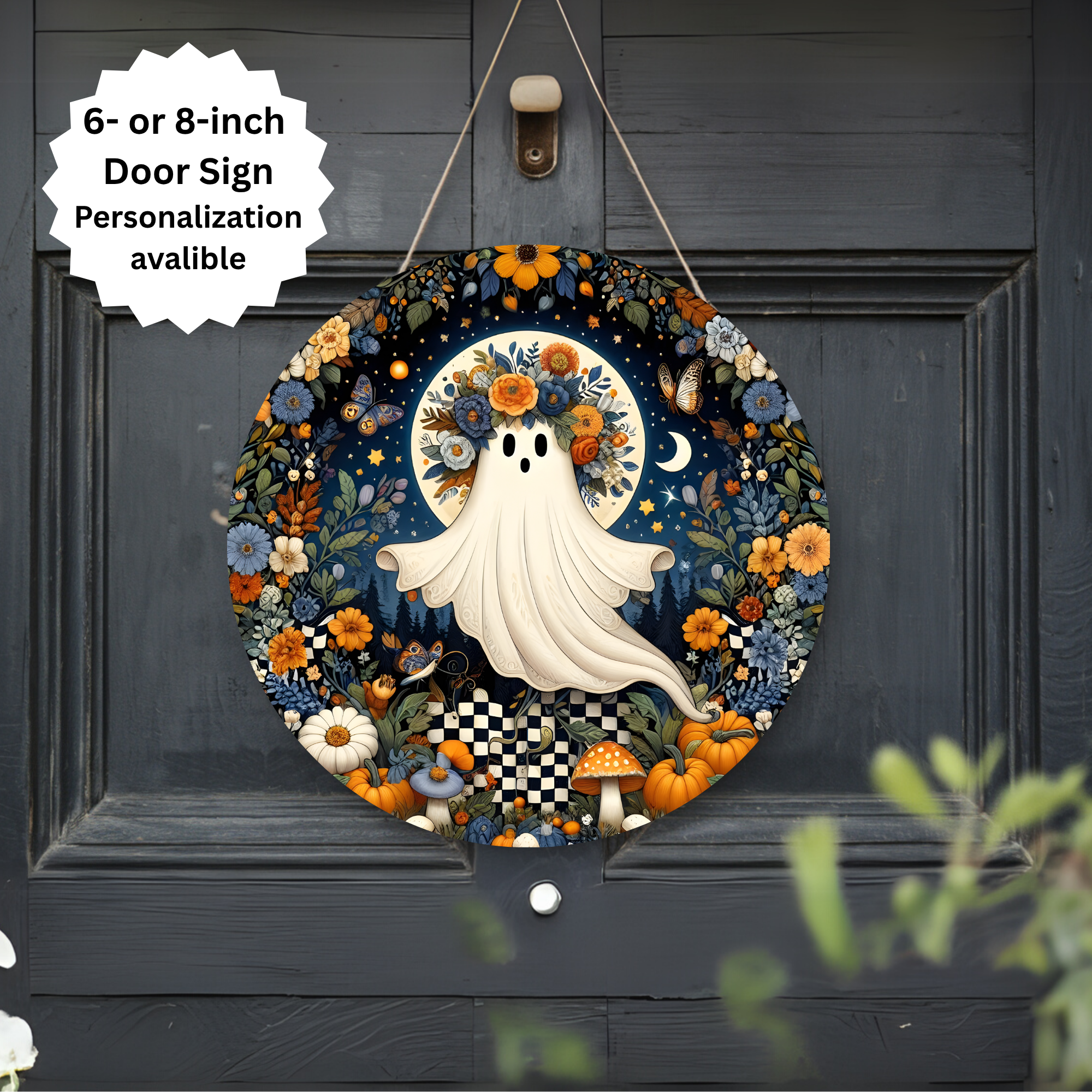 Spooky season Halloween Door signs