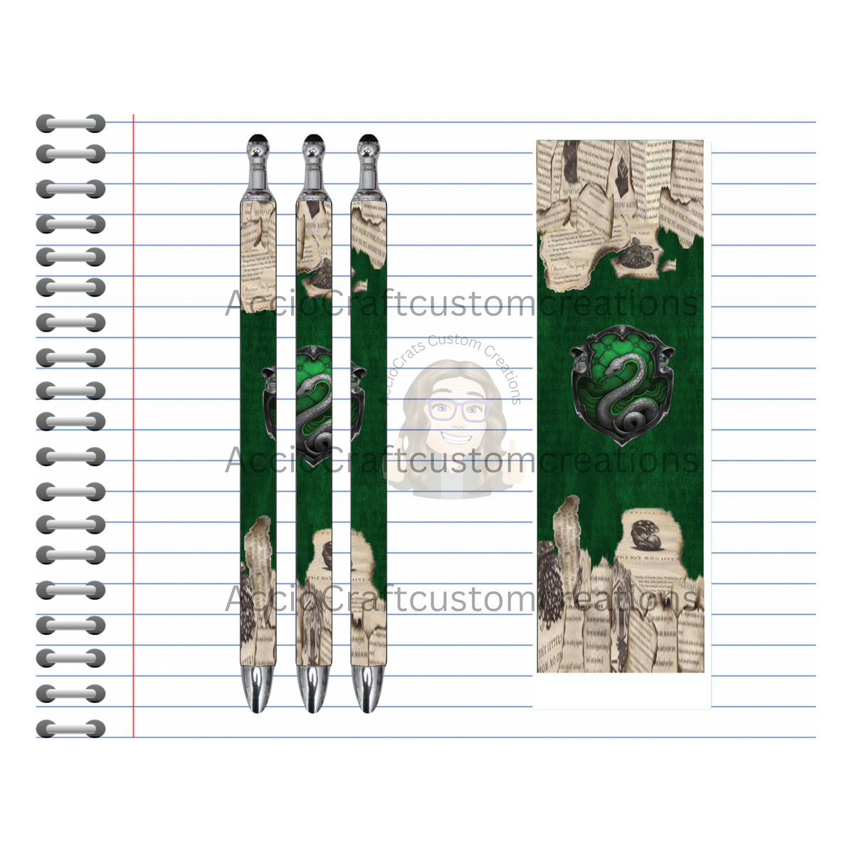 Refillable Pens, Wizard Images. Write with a little magic! ✨🪄Multiple options and Images available. TheCraftNook