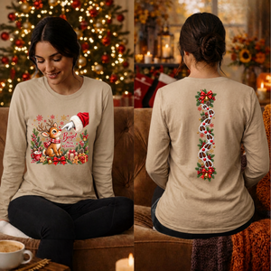 Boop Long Sleeve Tee Front and Back graphics TheCraftNook