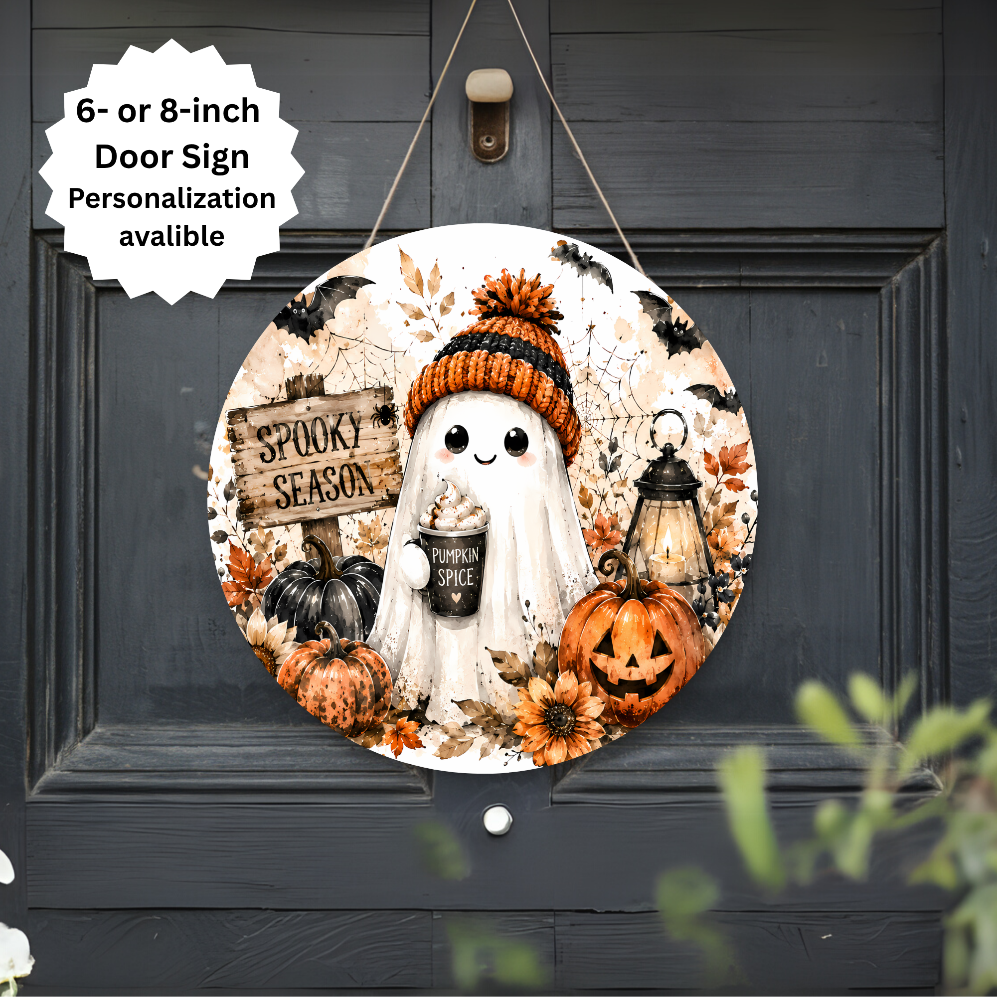 Spooky season Halloween Door signs