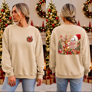 Boop Sweatshirt Pocket and back Graphics TheCraftNook