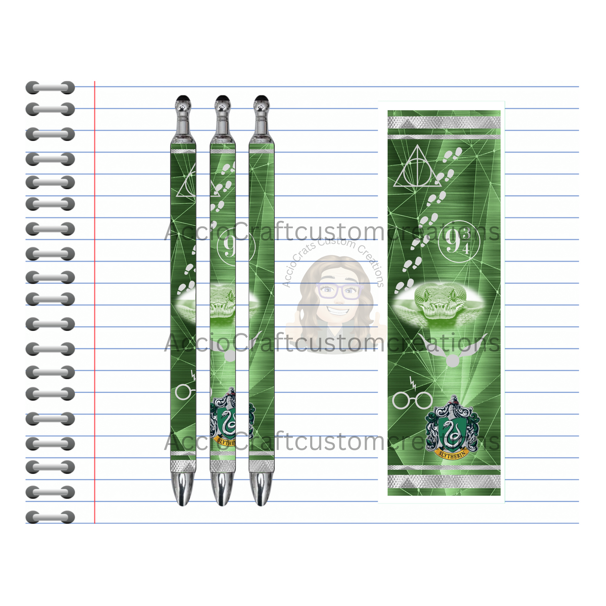Refillable Pens, Wizard Images. Write with a little magic! ✨🪄Multiple options and Images available. TheCraftNook