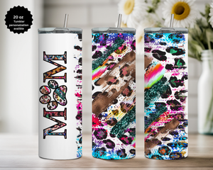All Mother's 20 oz Stainless Steel Tumbler - Human, and Paws TheCraftNook