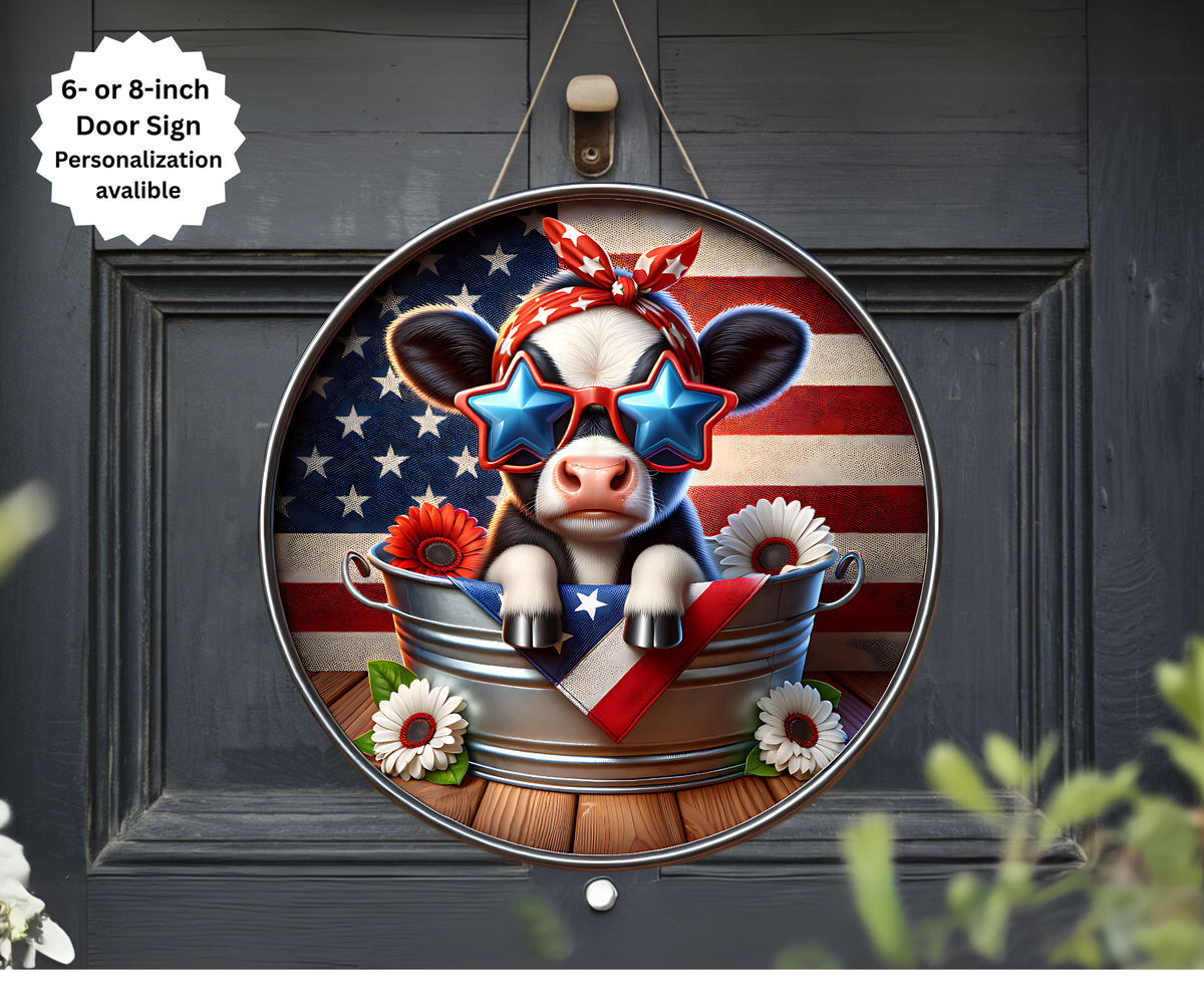 4th of July Door Signs TheCraftNook