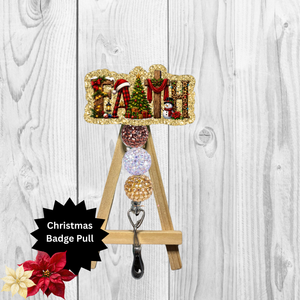 Christmas Faith Badge Pull TheCraftNook