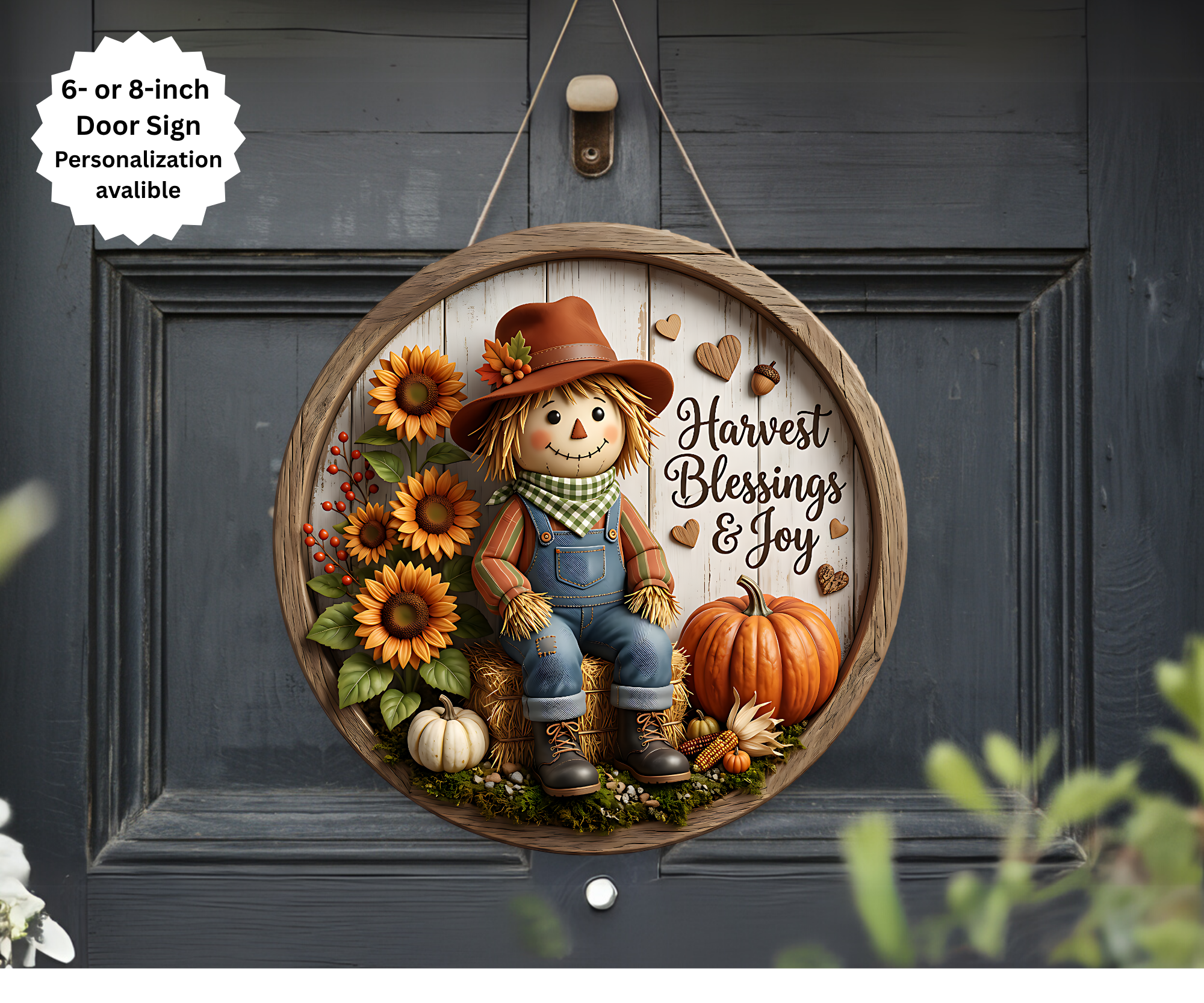 Handmade Fall Door Signs